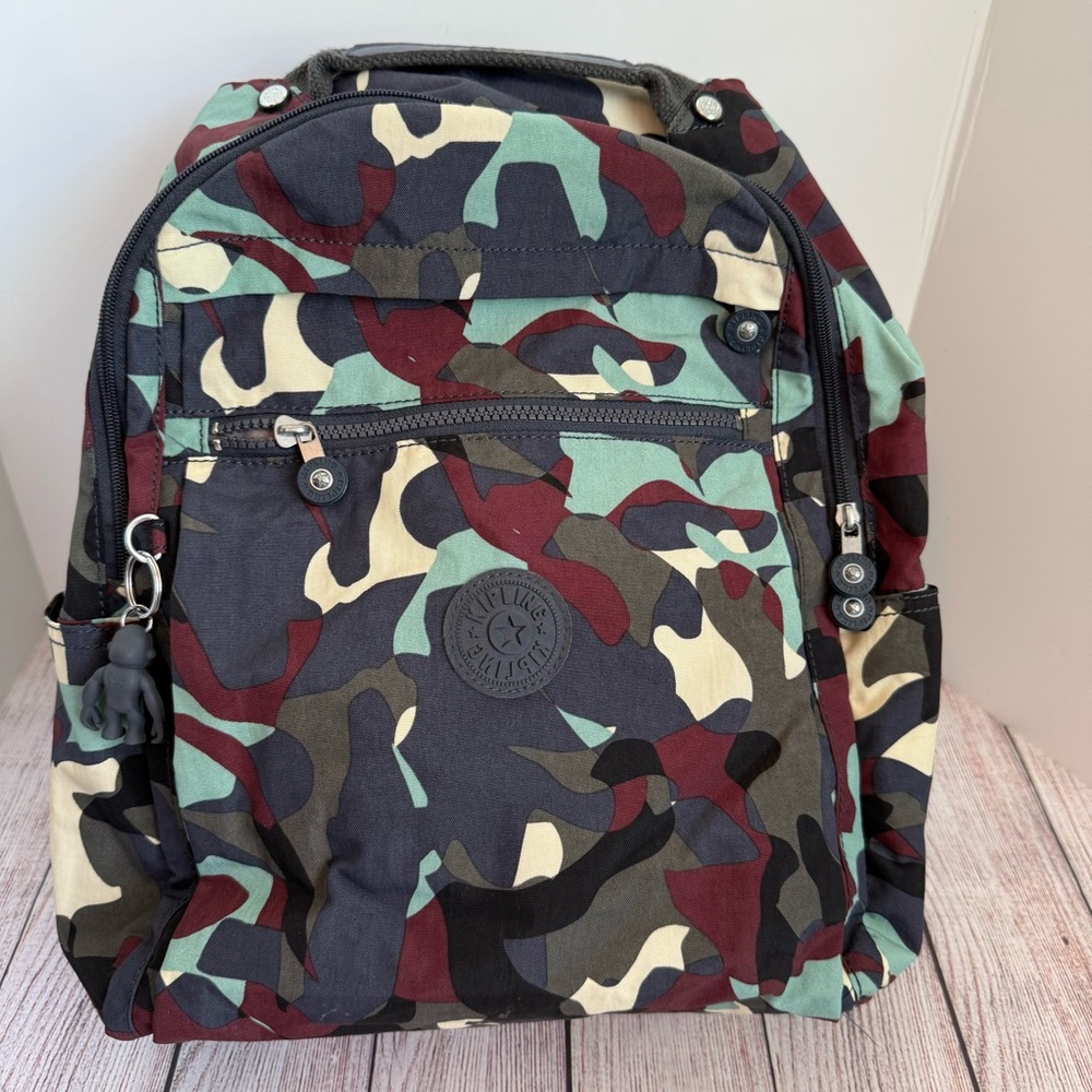 KIPLING Micah Camouflage Pattern Backpack - image 2